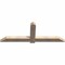 Ekena Millwork Eugene Smooth Timber Gable Bracket, Douglas Fir, 72"W x 27"H x 3 1/2"D x 5 1/2"F, 9/12 Pitch GBW072X27X0406EUG00SDF - alternate 3